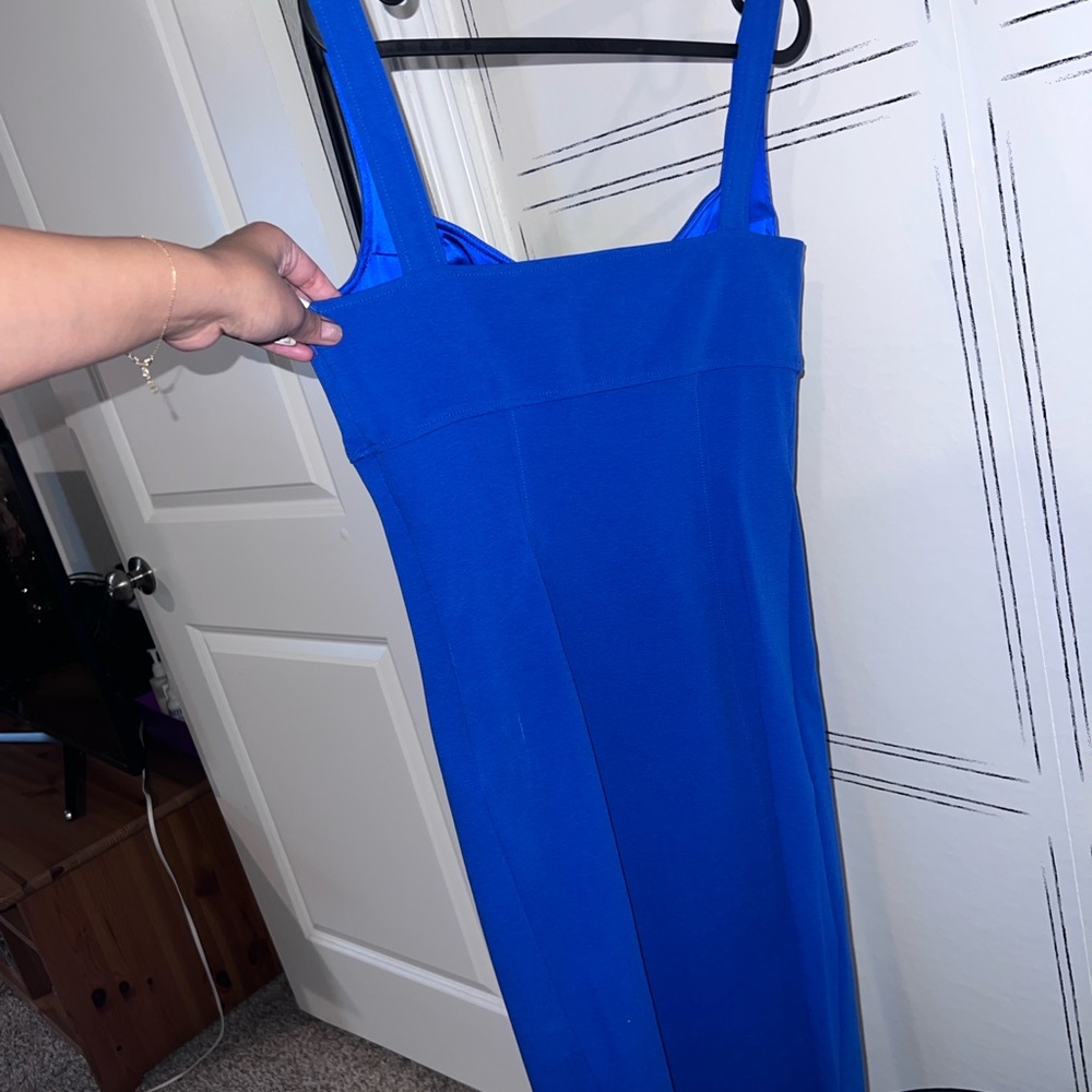Diane von Furstenburg Cobalt Blue Bodycon dress - Picture 2 of 8